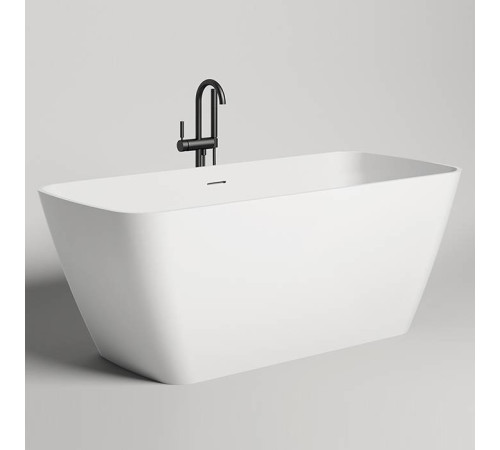 Ванна отдельностоящая Salini Agatha 180х80х66 см S-Stone белый матовый 100221M