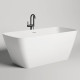 Ванна отдельностоящая Salini Agatha 180х80х66 см S-Stone белый матовый 100221M