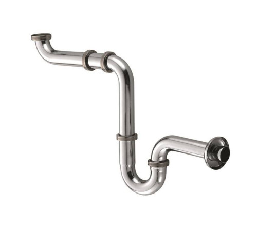 Сифон для раковины Kludi трубный 1 1/4 x 32 мм хром 102550500