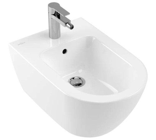 Биде подвесное Villeroy & Boch Subway 2.0 37.5x56.5x28 см альпийский белый 54000001