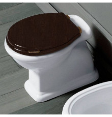 Унитаз напольный SIMAS Lante 38.5х58 см выпуск в пол белый LA01bi