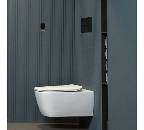 Унитаз подвесной antoniolupi Komodo 54х36х26 см безободковый белый матовый KOMODO3