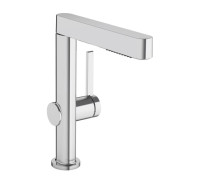 Смеситель для раковины Hansgrohe Finoris на 1 отверстие с донным клапаном Push-Open хром 76063000