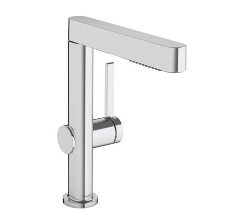 Смеситель для раковины Hansgrohe Finoris на 1 отверстие с донным клапаном Push-Open хром 76063000