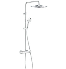 Душевая система Kludi Logo Basic Dual с термостатом 250х250 мм 1/1 режим 680980500