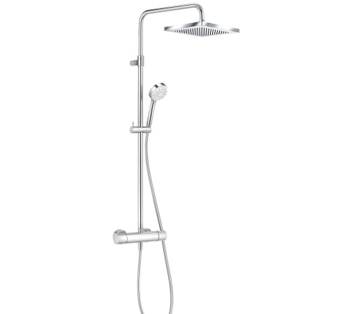 Душевая система Kludi Logo Basic Dual с термостатом 250х250 мм 1/1 режим 680980500