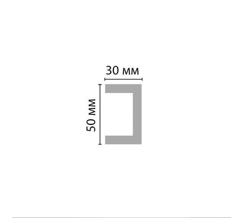 Молдинг DECOMASTER D181 30х50х2000 мм D181