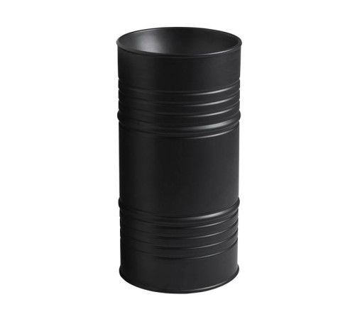 Раковина напольная Kerasan Artwork Barrel 45x90 см слив в стену без отверстия черный матовый 474331