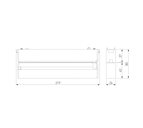 Трековый светильник 12W 4000K Insight Flat Magnetic 85091/01