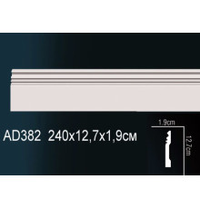 Плинтус напольный Perfect AD382 полиуретановый AD382