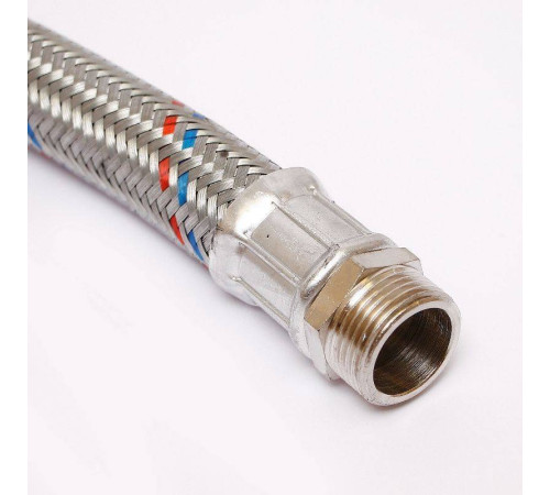 Гибкая подводка антивибрационная Uni-Fitt НВ 1 80 см DN 25 оцинкованная сталь 504S4408