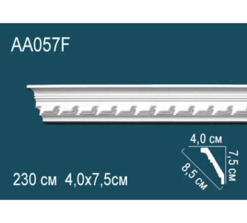 Карниз потолочный полиуретановый гибкий Perfect AA057F