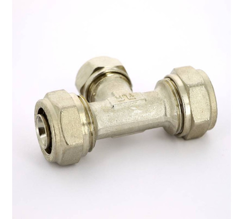 Тройник обжимной никелированный Tiemme 20х16х20 1600017