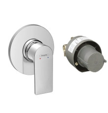 Смеситель для душа hansgrohe Rebris E комплект внешняя и скрытая часть 72658000