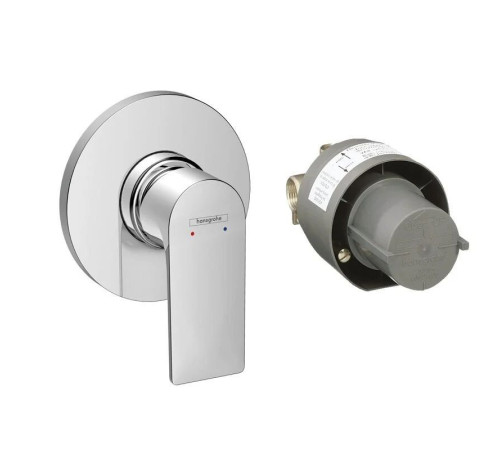 Смеситель для душа hansgrohe Rebris E комплект внешняя и скрытая часть 72658000