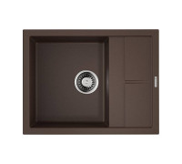 Кухонная мойка Omoikiri Sumi 65-DC Tetogranit 65x50 см темный шоколад 4993674