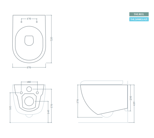 Унитаз подвесной Artceram File 2.0 Whirl-Flush Rimless 520х370 мм FLV006 01 00