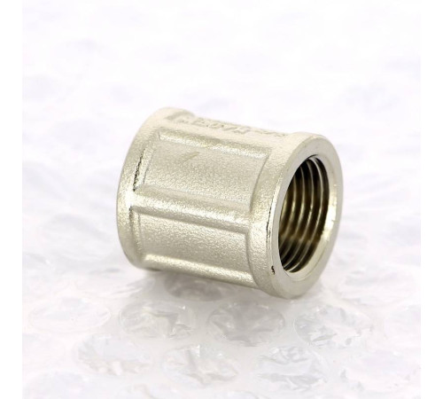 Муфта резьбовая никелированная Tiemme ВР-ВР 3/8 1500461