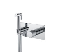 Гигиенический душ со смесителем Boheme Stick Spirale встраиваемый хром 127-CRCR.4