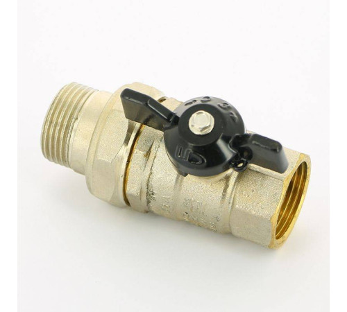 Кран шаровой LD Pride НВ 1 полнопроходной с разъемным соединением бабочка 47.306.25