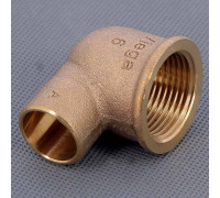 Угол 90° бронзовый Viega 94090G пайка-ВР 22x1 113865