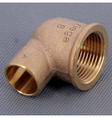 Угол 90° бронзовый Viega 94090G пайка-ВР 22x1 113865