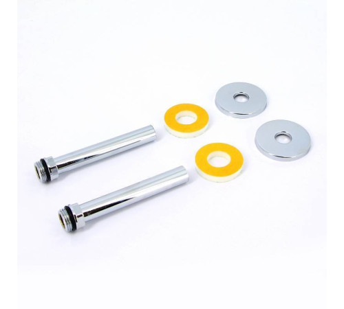 Комплект присоединительный Carlo Poletti 1/2 x 16 x 120 мм хром A54650B