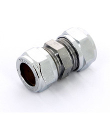 Муфта обжимная Tiemme хромированная 15х15 мм 1130021