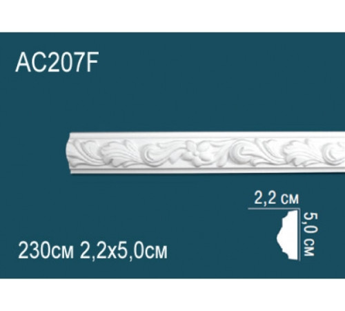 Молдинг гибкий Perfect полиуретановый с орнаментом AC207F