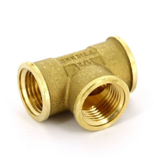 Тройник латунный Tiemme 1/2 ВР 1500003