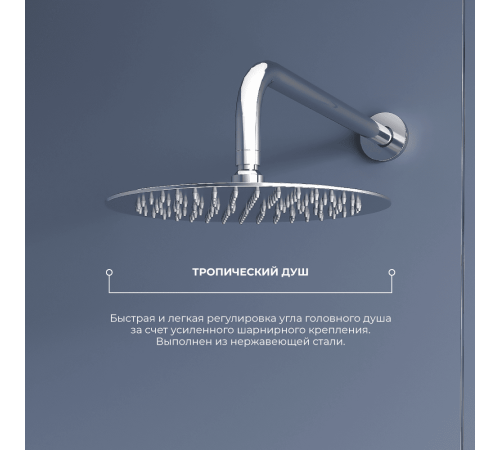 Душевая система скрытого монтажа RGW SP-55 хром 51140855-01