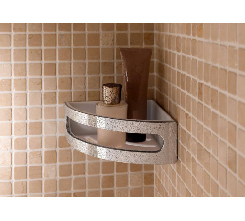 Полка угловая Keuco Elegance New хром/антрацит 11657 010001