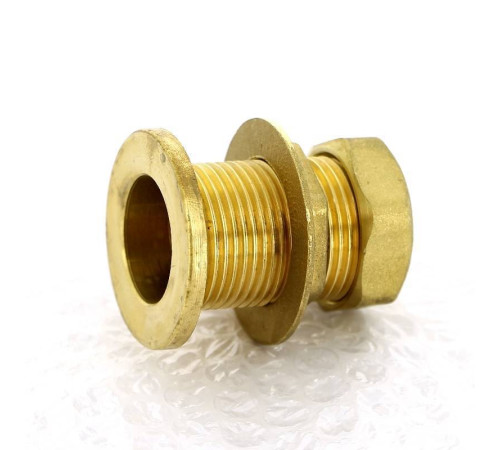 Выпуск резервуарный Tiemme 1 НР с фланцем контргайкой и заглушкой 1500322