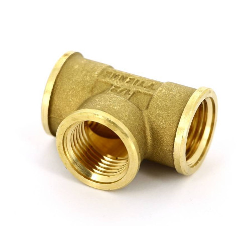 Тройник латунный Tiemme 1/2 ВР 1500003