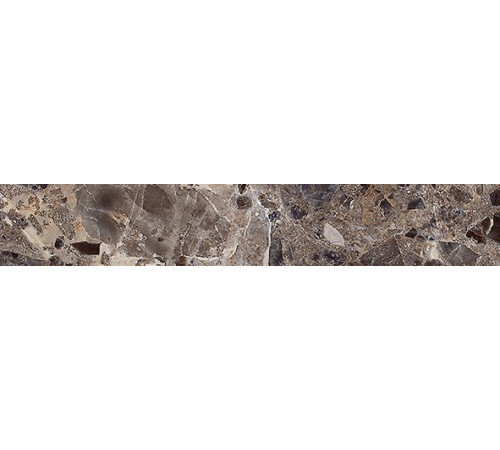 Бордюр напольный Ceramica Classic Illyria marrone 5х30 см х9999090738