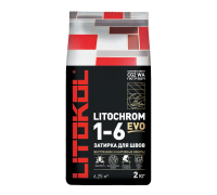 Затирка цементная Litokol Litochrom 1-6 EVO LE.115 светло-серый 2 кг L0500110002