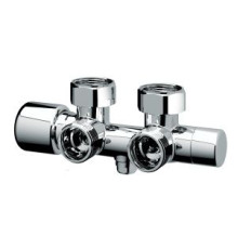 Узел нижнего подключения угловой FAR 3/4 EU - 3/4 BP серебристый FL 0261 3434