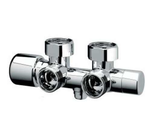 Узел нижнего подключения угловой FAR 3/4 EU - 3/4 BP серебристый FL 0261 3434