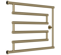 Полотенцесушитель водяной Сунержа High-Tech+ 660x528 мм золотой шёлк матовый 32-4052-5065