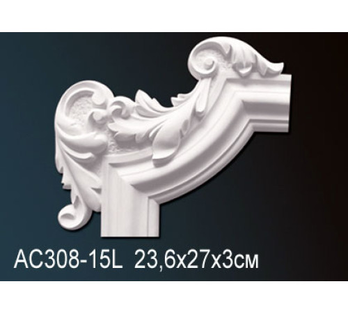 Угловой элемент для молдинга Perfect полиуретан AD308-15L