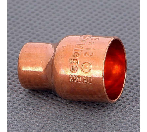 Муфта редукционная медная Viega 18х12 мм пайка 106874