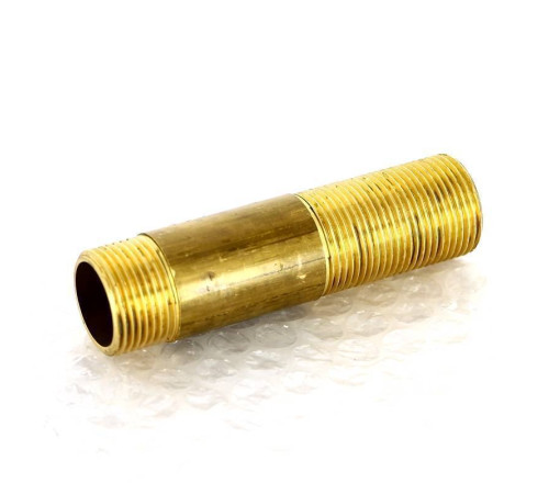Сгон латунный Tiemme 3/4 x 100 мм наружная резьба 1500271