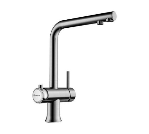 Смеситель для кухни Omoikiri Hotaru с подключением фильтра нержавеющая сталь/белый 4994050