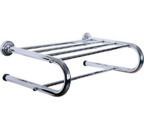 Полка для полотенец с полотенцедержателем Boheme Brillante хром 10449