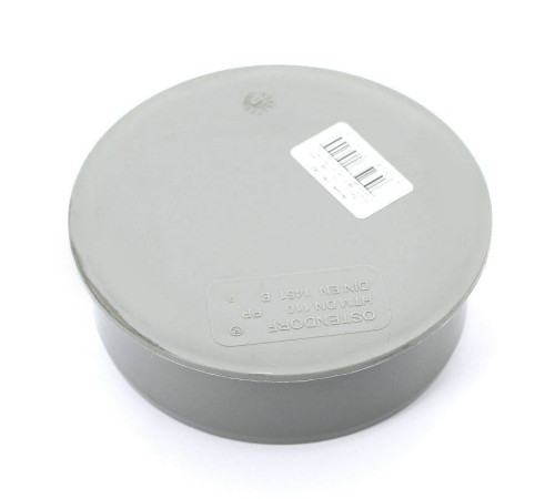 Заглушка Ostendorf HT DN 110 внутренняя серая 115620