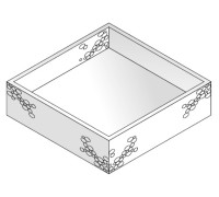 Основа для акрилового поддона Laufen 90х90 см пенополистирол 2.9557.1.000.000.1