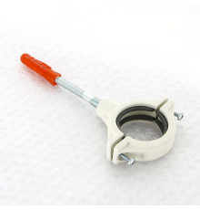 Хомут канализационный Sinikon Комфорт 50 мм шумопоглощающий со шпилькой и дюбелем KPP.050.K.D