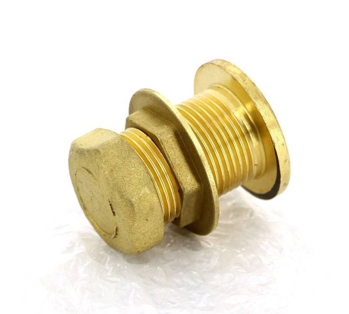 Выпуск резервуарный Tiemme 1 НР с фланцем контргайкой и заглушкой 1500322