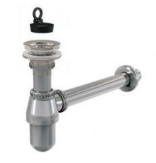 Сифон для раковины Alca Plast A437 хромированный A437