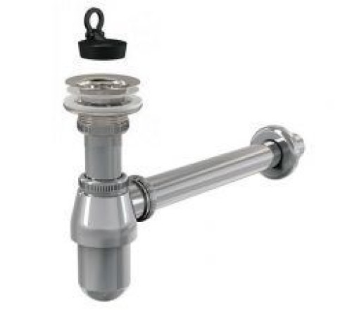 Сифон для раковины Alca Plast A437 хромированный A437